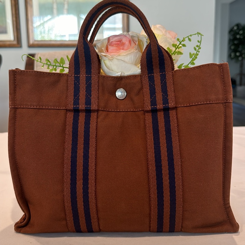 Authentic Hermes small tote bag - Picture 2 of 14